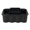 Rubbermaid Commercial Deluxe Carry Caddy, 8-Compartment, 15w x 7.4h, Black FG315488BLA - alternate 4